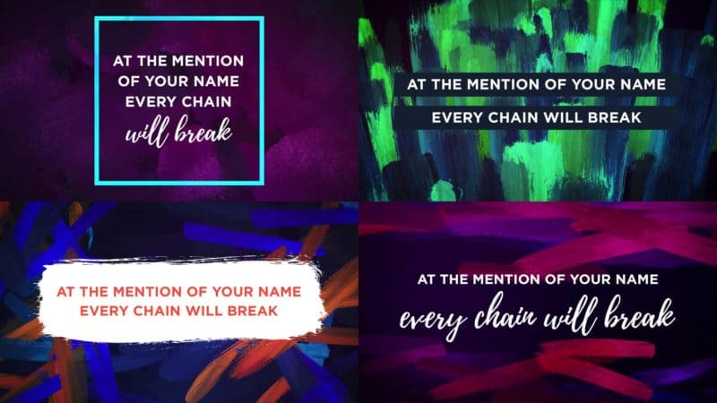 10 Lyric Slide Designs That Will Inspire You For Easter – CMG | Church ...