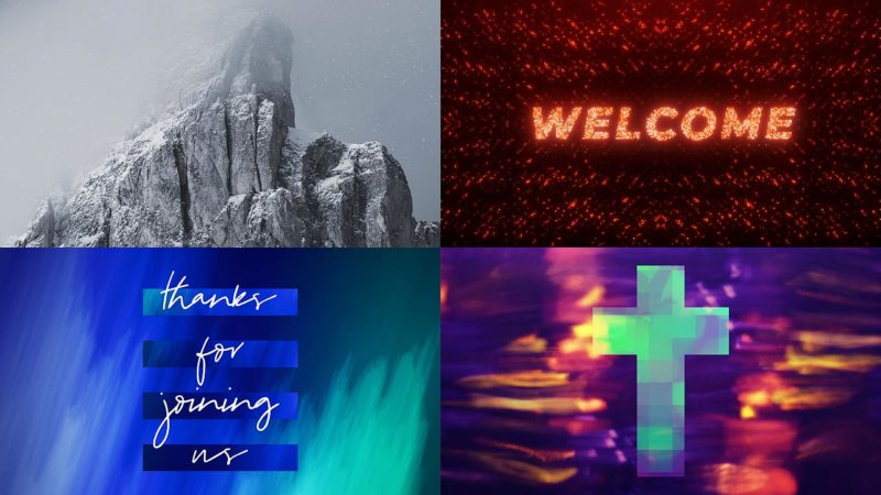 free church motion graphics backgrounds