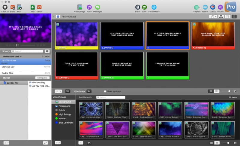 propresenter 5 moving backgrounds free